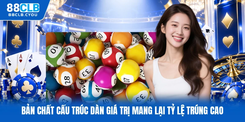 Bản chất cấu trúc dàn giá trị mang lại tỷ lệ trúng cao