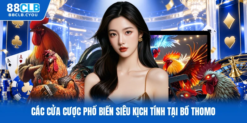 Các cửa cược phổ biến siêu kịch tính tại bồ Thomo